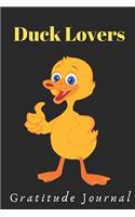 Duck Lovers Gratitude Journal
