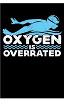 Oxygen Is Overrated: A Journal, Notepad, or Diary to write down your thoughts. - 120 Page - 6x9 - College Ruled Journal - Writing Book, Personal Writing Space, Doodle, N