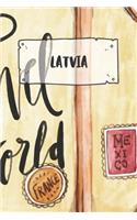 Latvia: Ruled Travel Diary Notebook or Journey Journal - Lined Trip Pocketbook for Men and Women with Lines