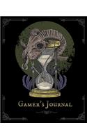 Gamer's Journal: RPG Role Playing Game Notebook - Skull Lamb Hour Glass (Gamers series)