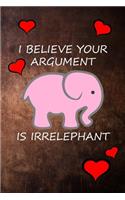 I Believe Your Argument Is Irrelephant