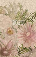 2020: Weekly + Monthly View - Pretty Floral Flower Print - 6x9 in - 2020 Calendar Organizer with Bonus Dotted Grid Pages + Inspirational Quotes + To-Do Li(1 Floral Planners)