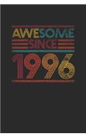 Awesome Since 1996: Dotted Bullet Notebook - Birthday Gift or Anniversary Gift Idea