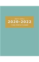 2020 2022 3 Year Monthly Planner: 36 Months Yearly Planner & Monthly Calendar View -Very Simple Design Planner Schedule - Organizer - Great Useful Journal -8.5"X11" Size(41 Simple Design Planners 2020-2022)