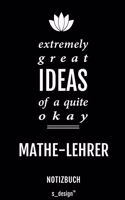 Notizbuch für Mathe-Lehrer