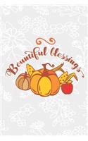 Bountiful blessing: (Thanksgiving Notebook)