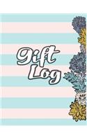 Gift Log: Gift Recording Book and Present Receipt Log Organizer to Make Sending Thank You Cards Easy for Weddings, Baby Showers, Bridal Showers, Birthdays and(1 Gift Log Notebook)