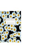 Daisy Journal Large Composition Notebook Wide Ruled