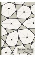 Sermon Notes Journal: Christian Notebook for Men - Grid Pattern 1