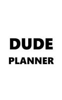 2019 Daily Planner For Men Dude Planner Black Font White Design 384 Pages