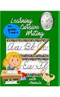 Learning Cursive Writing with Animals