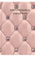 Address Organizer Journal Book: A Rose Marble Gold Alphabetical Small Pocket Address Log and Phone Notebook to Record Contact Names, Birthdays, Phone Numbers, and Emails for Organi