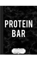 Protein Bar Costume Composition Notebook: College Ruled 93/4 X 71/2 100 Sheets 200 Pages for Writing