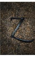 Monogram Z Journal: Blank Notebook Diary Log(26 Monogram Earth 365 Lined)