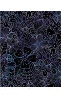 Bullet Journal Notebook Flower Pattern 4