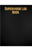 Supervisor Log Book