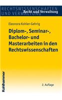 Diplom-, Seminar-, Bachelor- Und Masterarbeiten in Den Rechtswissenschaften