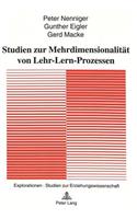 Studien Zur Mehrdimensionalitaet Von Lehr-Lern-Prozessen