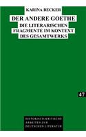 Der Andere Goethe