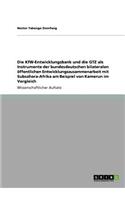 KfW-Entwicklungsbank und die GTZ als Instrumente der bundesdeutschen bilateralen öffentlichen Entwicklungszusammenarbeit mit Subsahara-Afrika am Beispiel von Kamerun im Vergleich