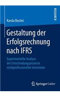 Gestaltung der Erfolgsrechnung nach IFRS