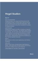 Hegel-Studien / Hegel-Studien