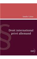 Droit International Prive Allemand