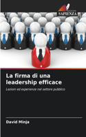 firma di una leadership efficace