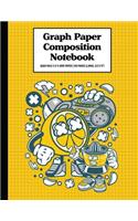 Graph Paper Composition Notebook Quad Rule 5x5 Grid Paper - 150 Sheets (Large, 8.5 x 11