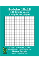 Sudoku 18x18 - 106 Griglie vuote