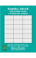 Sudoku 18x18 - 106 Griglie vuote