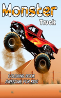 Monster Truck Coloring Book Awesome For Kids