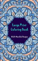 Large print coloring book