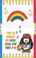 The 30 Animal coloring book