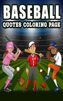 Baseball Quotes Coloring Page