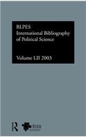 IBSS: Political Science: 2003 Vol.52