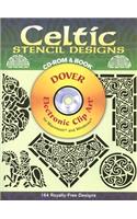 Celtic Stencil Designs CD-ROM and Book