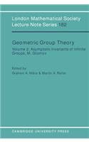 Geometric Group Theory: Volume 2