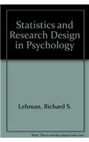 Statistics and Research Design in Psychology