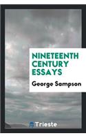 Nineteenth Century Essays