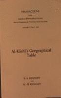 Al-Kashi's Geographical Tables