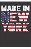 New York USA Flag Notebook Journal