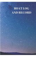 Boat Log and Record: Boating Trip Record and Expense Tracker