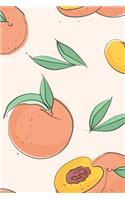Nectarine Notebook: Dot Grid Journal, Softcover (6x9 Inches) with 120 Pages