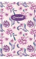 Watercolor Floral Journal