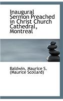 Inaugural Sermon Preached in Christ Church Cathedral, Montreal