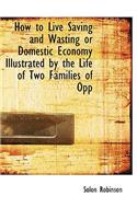 How to Live Saving and Wasting or Domestic Economy Illustrated by the Life of Two Families of Opp
