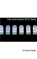 Life and Letters of H Taine