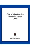 Placcaet's Conincx Ons Gheduchts Heeren (1653)