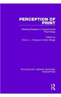Perception of Print